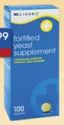 Clicks Fortified Yeast Supplement Tablets-100's Per Pack