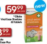 Clicks Viral Eeze Sherbies Tablets-60's