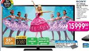 Sony 55" 3D FHD Slim LED TV (KDL-55HX750)