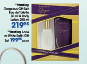 Yardley Gorgeous Eau De Toilette-30ml & Body Lotion-250ml