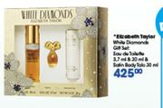 Elizabeth Taylor White Diamonds Eau De Toilette-3.7ml & 30ml & Satin Body Tale-30ml