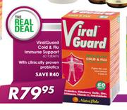 Viral Guard Cold & Flu Immune Support Tablets-60's