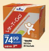 Revite Vit-T-Go-20 Sachets Per Pack