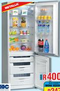 KIC Metallic Double Door Fridge-346 Ltr