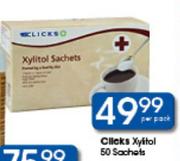 Clicks Xylitol-50 Sachets