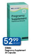 Clicks Pregnancy Supplement-30 Capsules Per Pack
