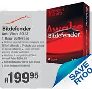 Bitdefender Anti Virus 2013 1 User Software