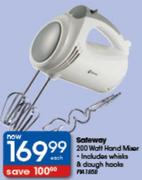Safeway 200W Hand Mixer(PM1858)-Each