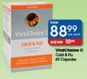 Viralchoice O Cold & Flu-60 Caps Pack