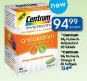 Centrum My Nutrients Antioxidant-60 Tabs Pack