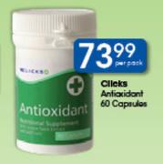 Clicks Antioxidant-60 Caps pack