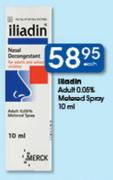 Iliadin Adult 0.05% Metered Spray-10ml
