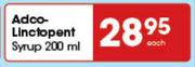 Adco-Linctopent Syrup-200ml Each