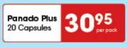 Panado Plus 20 Capsules-Per Pack