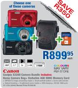 Canon Coolpix S3200 Camera Bundle