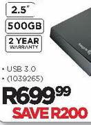 Seagate 2.5" 500GB Portable Hard Drive