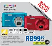 Nikon Coolpix S3200 Camera Each