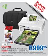 Canon Selphy CP-810 Photo Printer Bundle