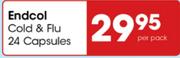 Endcol Cold & Flu Capsules-24's Per Pack