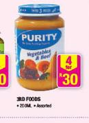 Purity 3rd Foods-4x200ml