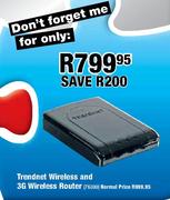 Trendnet Wireless And 3G Wireless Router