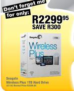Seagate Wireless Plus 1TB Hard Drive