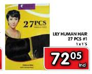 Lil Human Hair 27 Pcs #1 - 1x1's