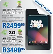 Nexus 7" WiFi + 3G Tablet