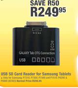 USB SD Card Reader For Samsung Tablets