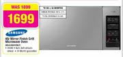 Samsung Mirror Finish Grill Microwave Oven (MG402MADXBB/F)-40 Ltr