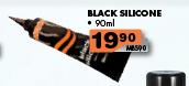 Black Silicone-90ml Each