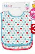 Clicks Baby Printed Bib Set For Girls Or Boys-2 Piece