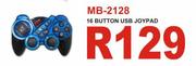 Joy Pads 16 Button USB(MB-2128)