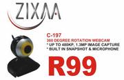 Zixaa C-197 360 Degree Rotation Webcam