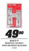 Build It Mortice Lockset With Keyhole Blocker-2 Lever