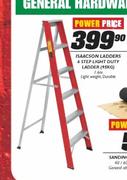 Isaacson Ladders 6 Step Light Duty Ladder(95Kg)-1.6m