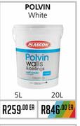Plascon Polvin White -5Ltr