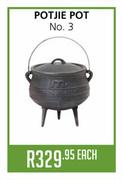 Potjie Pot No. 3-Each