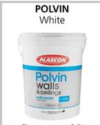 Plascon Polvin White-5Ltr