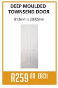 Deep Moulded Townsend Door 813x2032mm