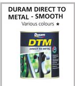 Duram Direct To Metal-Smooth-1L