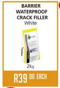 Barrier Waterproof Crack Filler White-2kg