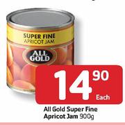 All Gold Super Fine Apricot Jam-900g 