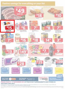 Pick n Pay Western Cape- Festive Savings On All Your Holiday Basics (5 Nov- 17 Nov), page 2