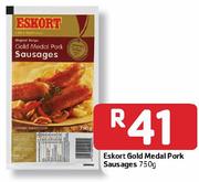Eskort Gold Medal Pork Sausages - 750g