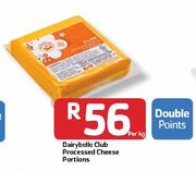 Dairybelle-Club Processed Cheese Portions-Per Kg
