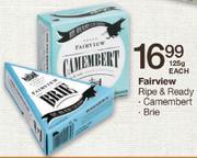 Fairview Ripe & Ready Camembert/Brie-125gm Each