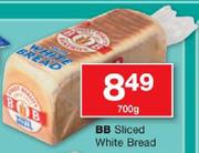 BB Sliced White Bread-700gm
