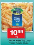 Pot O' Gold Top Crop Frozen Potato Chips-1kg