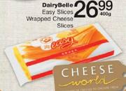 DairyBelle Easy Slices Wrapped Cheese Slices-400gm